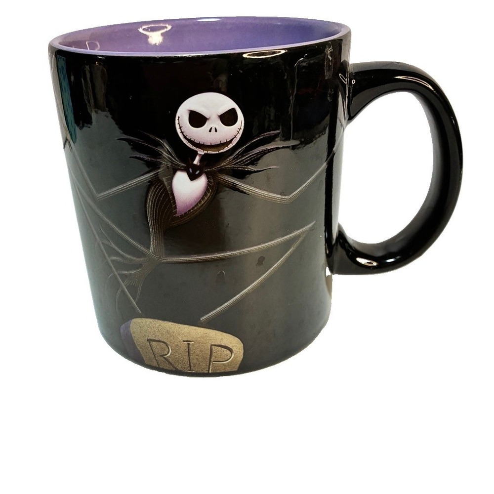 Disney Nightmare Before Christmas Burton Disney RIP Jack Skellington 20 oz Mug